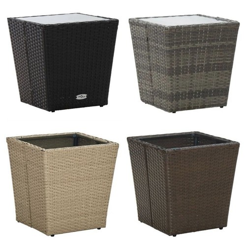 Beistelltisch poly rattan - beistelltisch,