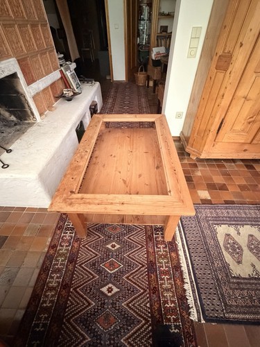 Couchtisch aus massivholz mit - couchtisch,