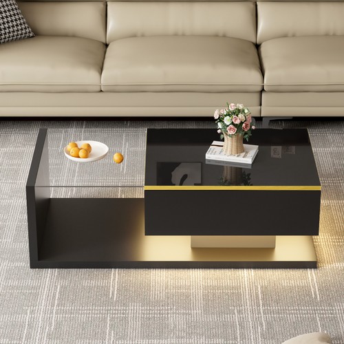 Glas couchtisch mit - glas,