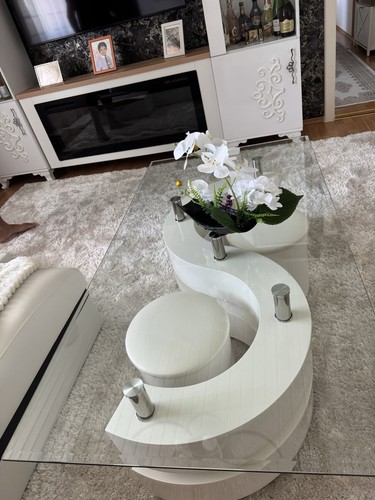Moderner couchtisch weiß - couchtisch,