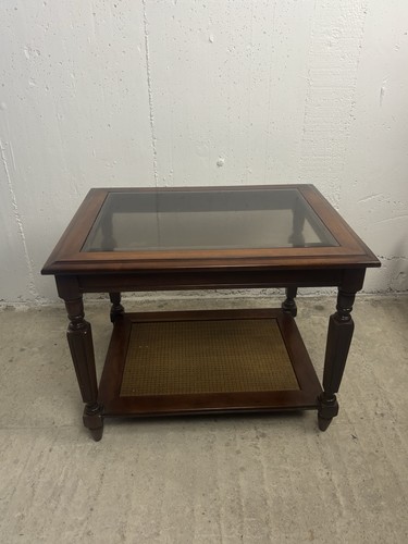Couchtisch holz glasplatte - couchtisch,