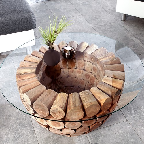Handgearbeiteter couchtisch - handgearbeiteter,
