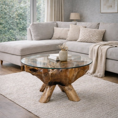 Teak couchtisch zonas 70cm - teak,