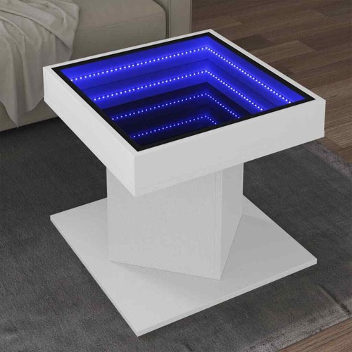 Led couchtisch beistelltisch - led,